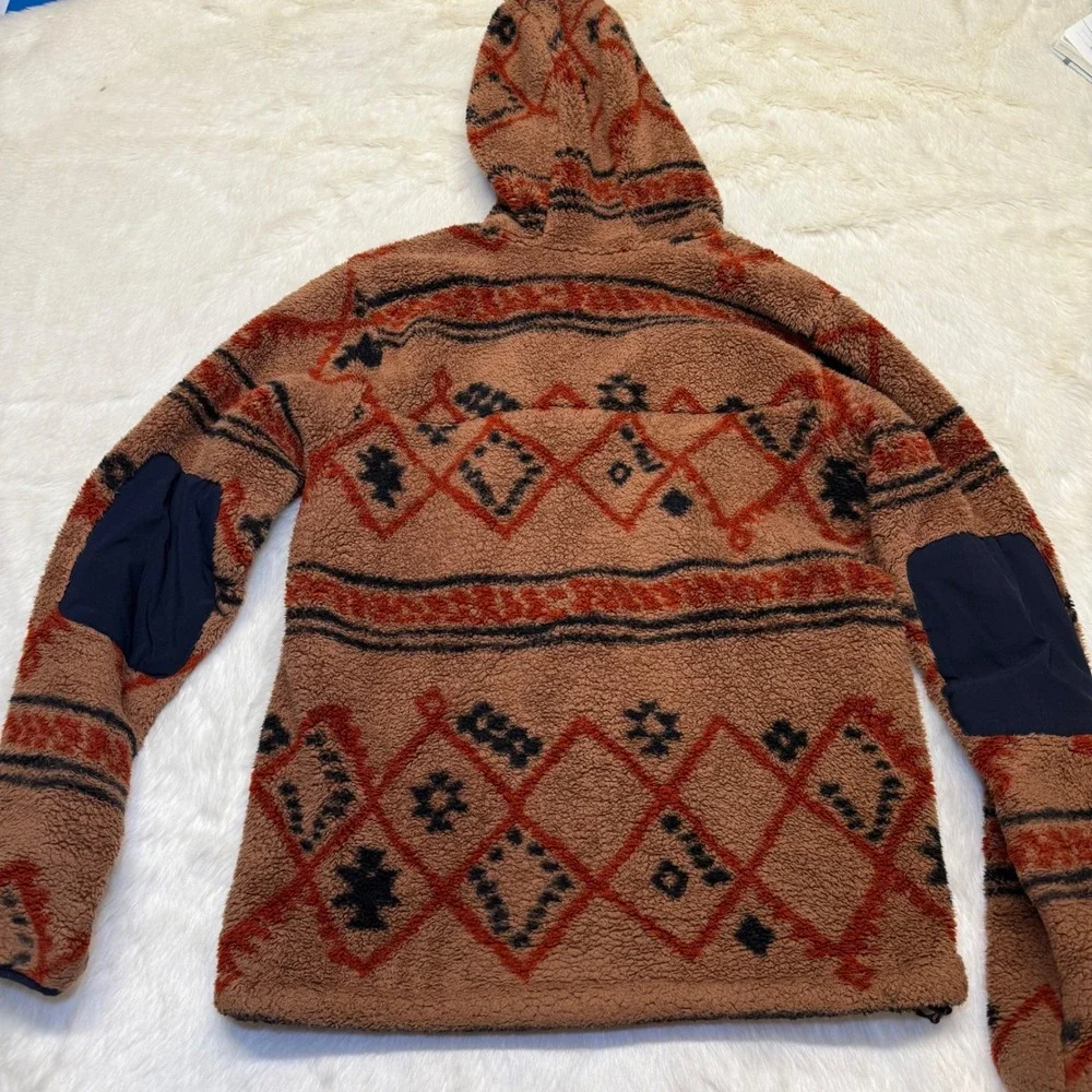 The North Face Campshire Geometric Fleece Hoodie Sweatshirt Men's small